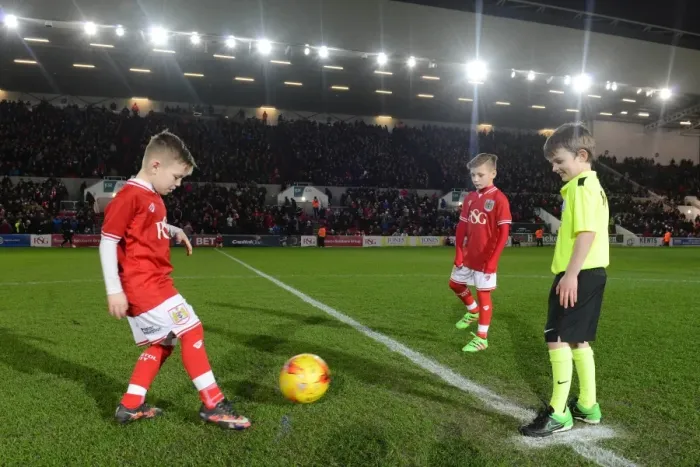 Framed Print : Mascots Kick Off: Bristol City vs. Brighton, Sky Bet Championship (February 2016)