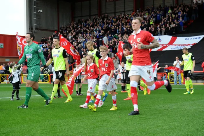 Framed Print : Mascots Leading the Way: Bristol City vs Oldham Athletic, Ashton Gate, 2014 Framed Print : Mascots Leading the Way: Bristol City vs Oldham Athletic, Ashton Gate, 2014