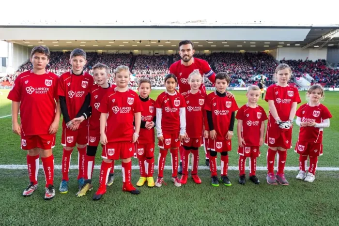 Framed Print : Mascots and Marlon Pack of Bristol City vs Cardiff City, Sky Bet Championship Match, Ashton Gate Stadium, 2017