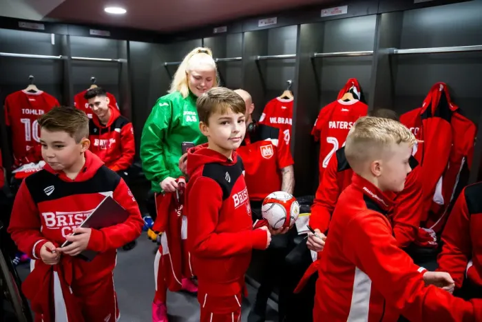 Framed Print : Mascots Meet Players: Unforgettable Moments at Ashton Gate - Bristol City vs Rotherham United, Sky Bet Championship Framed Print : Mascots Meet Players: Unforgettable Moments at Ashton Gate - Bristol City vs Rotherham United, Sky Bet Championship