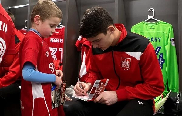 Mascots and Players Meet: Behind the Scenes at Ashton Gate - Bristol City vs. Norwich City, 2017
