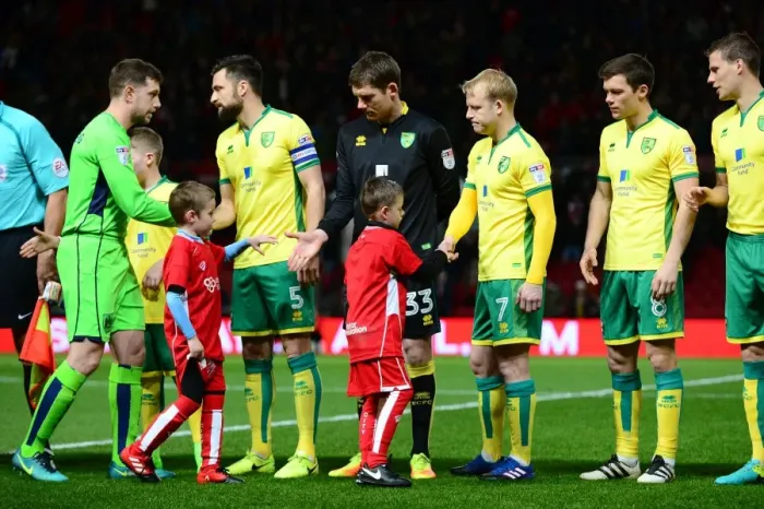 Framed Print : Mascots Share a Moment: Bristol City vs. Norwich City, Sky Bet Championship Framed Print : Mascots Share a Moment: Bristol City vs. Norwich City, Sky Bet Championship