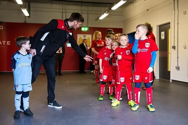 Mascots in the Tunnel: A Football Rivalry Unfolds - Bristol City vs Rotherham United, Sky Bet Championship