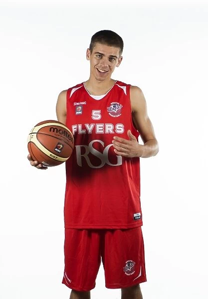 Mathias Seilund in Action: Basketball Star at SGS Wise Campus for Bristol Academy Flyers