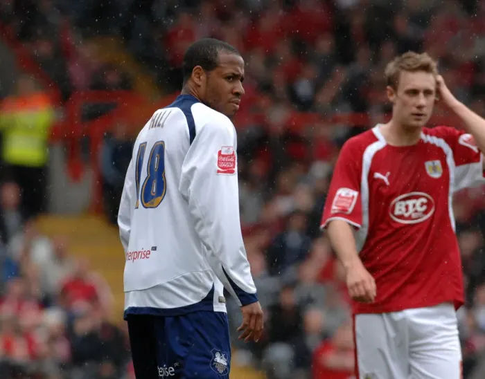 Framed Print : Matt Hill in Action: Bristol City vs Preston North End Framed Print : Matt Hill in Action: Bristol City vs Preston North End