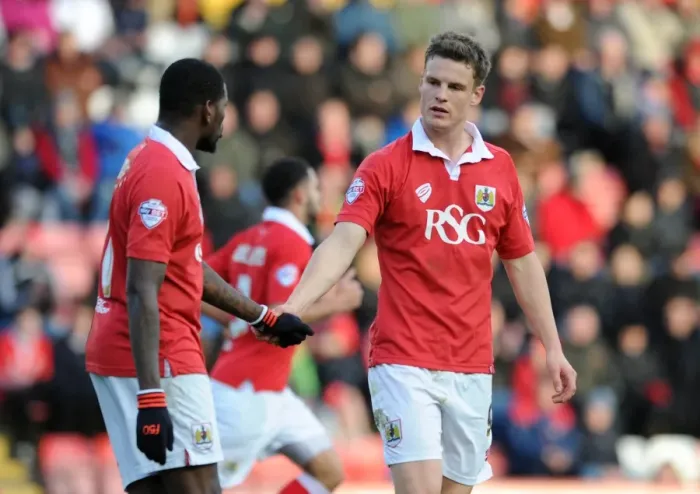 Framed Print : Matt Smith in Action: Bristol City vs Notts County, Sky Bet League One Framed Print : Matt Smith in Action: Bristol City vs Notts County, Sky Bet League One