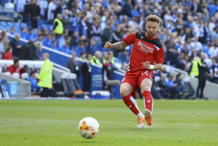 Framed Print : Matt Taylor's Focus: Pre-Match Routine with Bristol City at Amex Stadium (Sky Bet Championship, April 2017) Framed Print : Matt Taylor's Focus: Pre-Match Routine with Bristol City at Amex Stadium (Sky Bet Championship, April 2017)