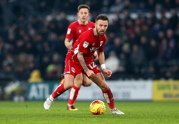 Matty Taylor Charges Forward in Derby vs. Bristol City Championship Clash