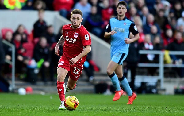 Matty Taylor Scores the Game-Winning Goal for Bristol City Against Rotherham United at Ashton Gate, February 2017