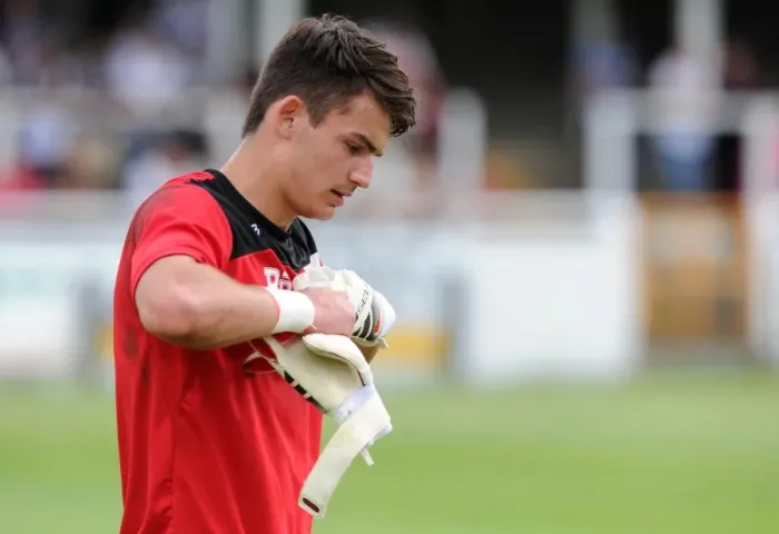 Framed Print : Max O'Leary in Action: Bristol City vs Bath City, 2015 Pre-Season Friendly