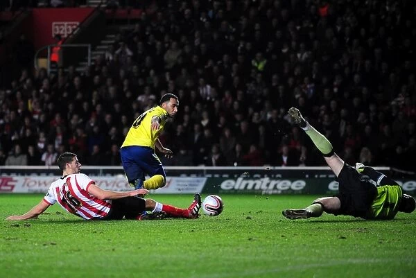Maynard's Effort Saved, Pearson Scores: Southampton vs. Bristol City (Championship, 30 / 12 / 2011)
