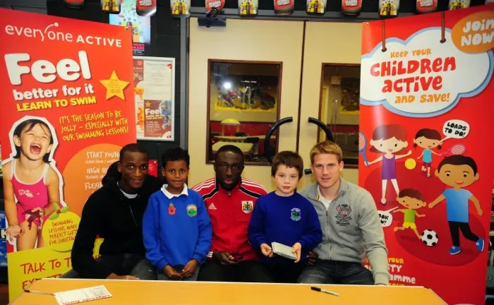 Framed Print : Meet the Stars of Bristol City FC: Up Close with Redz