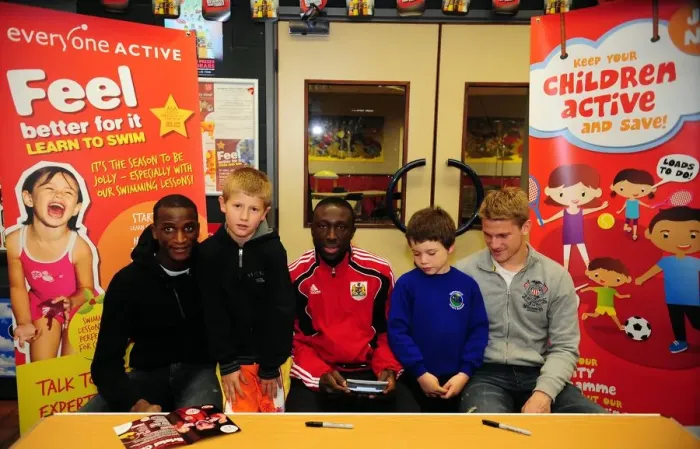 Framed Print : Meet the Stars of Bristol City FC: Up Close with Redz