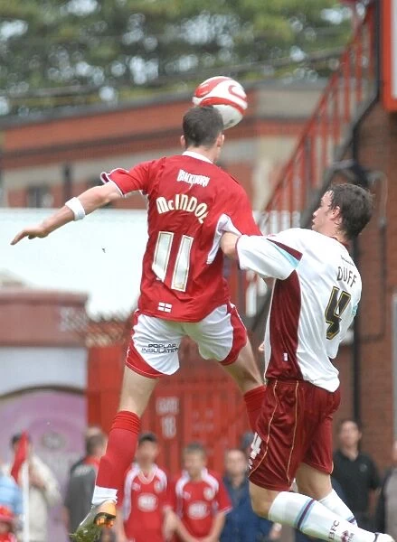 Michael McIndoe in Action for Bristol City Against Burnley