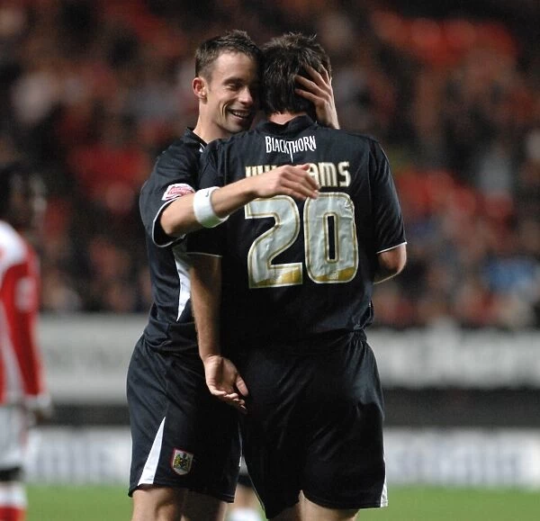 Michael McIndoe Celebrates Gavin Williams Goal: Charlton Athletic vs. Bristol City