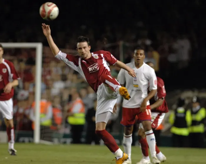 Framed Print : Michael McIndoe's Dramatic Performance: The Unforgettable Play-Off Thriller Between Bristol City and Crystal Palace Framed Print : Michael McIndoe's Dramatic Performance: The Unforgettable Play-Off Thriller Between Bristol City and Crystal Palace