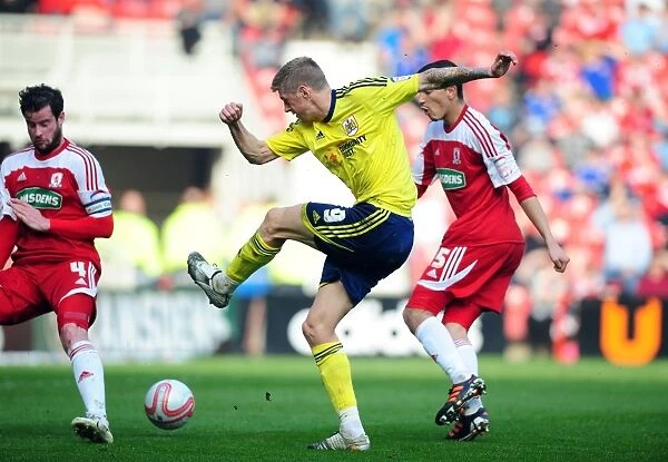 Middlesbrough vs. Bristol City: Jon Stead's Missed Goal, Riverside Stadium, 2012