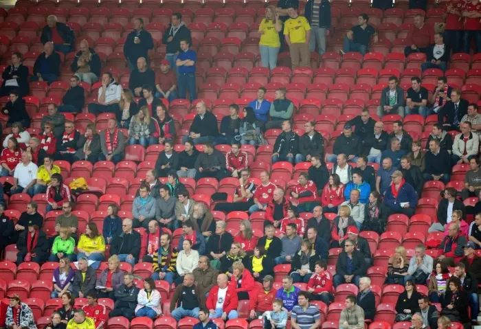 Framed Print : Middlesbrough vs. Bristol City: A Sea of Supporters at Riverside Stadium, 2012 Framed Print : Middlesbrough vs. Bristol City: A Sea of Supporters at Riverside Stadium, 2012
