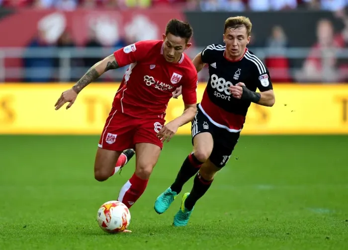 Framed Print : Midfield Showdown: Josh Brownhill vs. Ben Osborn - Bristol City vs. Nottingham Forest Framed Print : Midfield Showdown: Josh Brownhill vs. Ben Osborn - Bristol City vs. Nottingham Forest