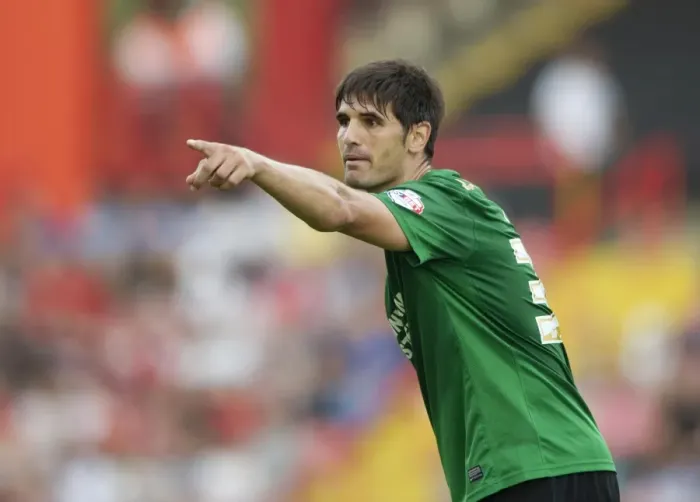 Framed Print : Miguel Angel Llera of Scunthorpe United Concentrates during Sky Bet League One Match: Bristol City vs Scunthorpe United Framed Print : Miguel Angel Llera of Scunthorpe United Concentrates during Sky Bet League One Match: Bristol City vs Scunthorpe United