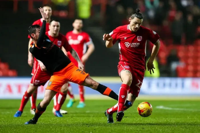Framed Print : Milan Djuric vs David Jones: Intense Clash in Bristol City vs Sheffield Wednesday Sky Bet Championship Match Framed Print : Milan Djuric vs David Jones: Intense Clash in Bristol City vs Sheffield Wednesday Sky Bet Championship Match