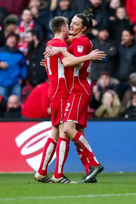 Framed Print : Milan Djuric's Euphoric Goal Celebration: Bristol City's Thrilling Victory vs Rotherham United, Sky Bet Championship (February 4, 2017) Framed Print : Milan Djuric's Euphoric Goal Celebration: Bristol City's Thrilling Victory vs Rotherham United, Sky Bet Championship (February 4, 2017)