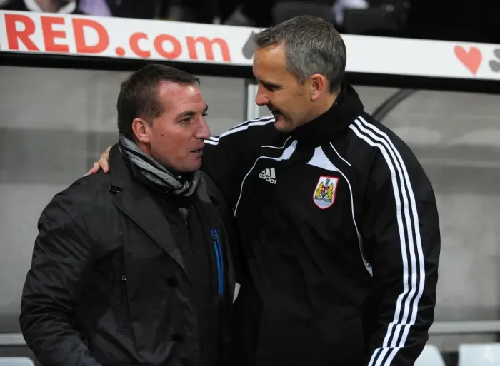Framed Print : Milen vs. Rodgers: Championship Showdown - Swansea City vs. Bristol City (10 / 11 / 2010) Framed Print : Milen vs. Rodgers: Championship Showdown - Swansea City vs. Bristol City (10 / 11 / 2010)
