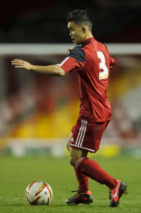 Framed Print : Miles John's Intense Performance: FA Youth Cup Match between Bristol City U18s and Ipswich Town U18s
