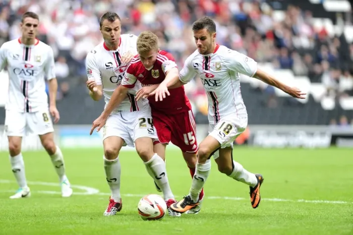 Framed Print : Milton Keynes Dons V Bristol City 240813 Framed Print : Milton Keynes Dons V Bristol City 240813