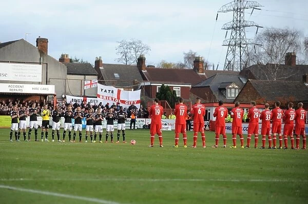 Minutes Applause: Tamworth and Bristol City Football Teams Pay Tribute Ahead of FA Cup Match