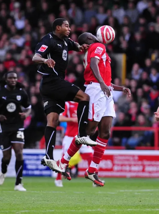 Framed Print : Moussi and Elliott: A Football Rivalry - Nottingham Forest vs. Bristol City Framed Print : Moussi and Elliott: A Football Rivalry - Nottingham Forest vs. Bristol City
