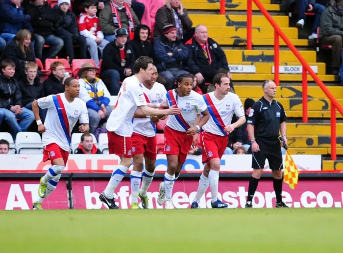Framed Print : Neil Danns's Goal Celebration: Bristol City vs. Crystal Palace (Championship 2010) Framed Print : Neil Danns's Goal Celebration: Bristol City vs. Crystal Palace (Championship 2010)