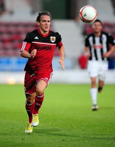 Neil Kilkenny of Bristol City in Action Against Dunfermline Athletic, August 1, 2012