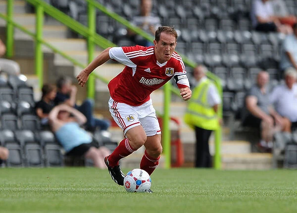 Neil Kilkenny of Bristol City in Action Against Forest Green Rovers - Preseason 2013