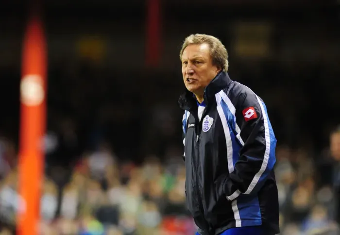 Framed Print : Neil Warnock Leads QPR at Ashton Gate: Bristol City vs QPR, Npower Championship, 22 / 10 / 2010