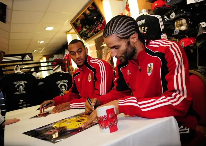 Framed Print : New Faces: Player Signing Session, Bristol City FC - Season 10-11 Framed Print : New Faces: Player Signing Session, Bristol City FC - Season 10-11