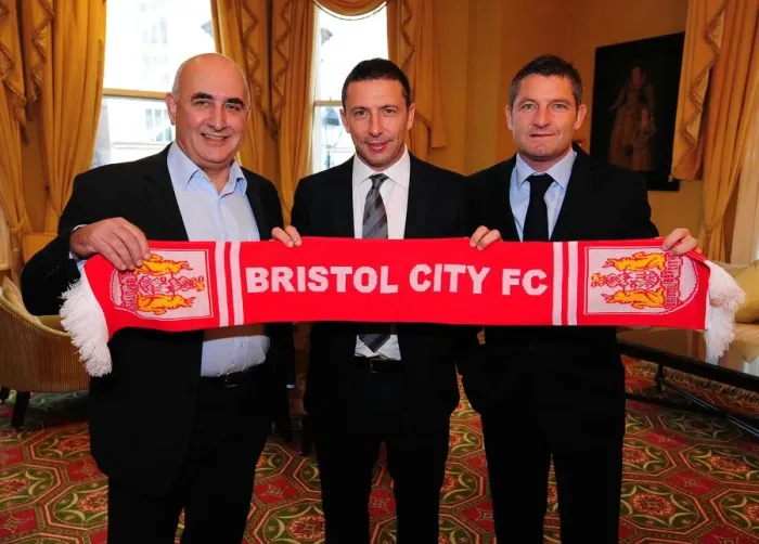 Framed Print : New Management Team: Derek McInnes, Colin Sexstone, and Tony Docherty at Ashton Gate Stadium, 2010-11 Championship Season, Bristol City Football Club Framed Print : New Management Team: Derek McInnes, Colin Sexstone, and Tony Docherty at Ashton Gate Stadium, 2010-11 Championship Season, Bristol City Football Club