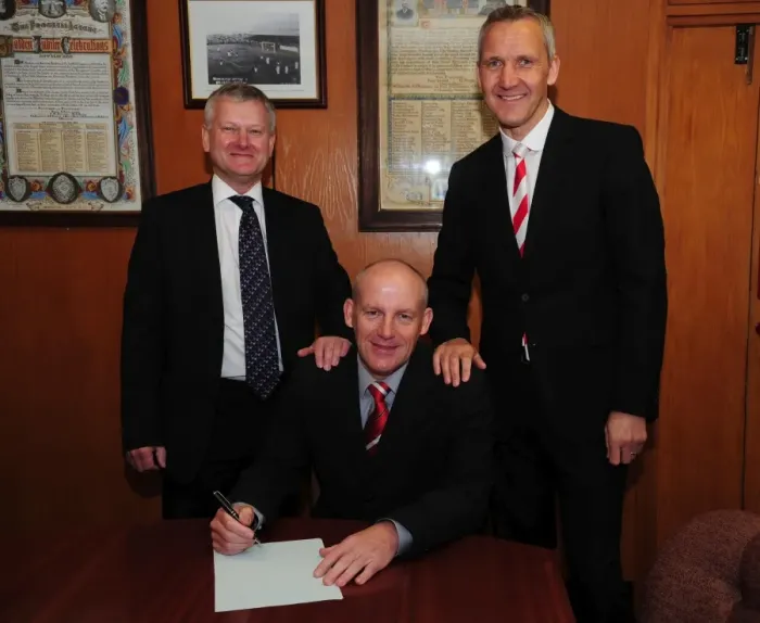 Framed Print : New Manager Steve Coppell Officially Welcomed by Bristol City FC's Championship Squad at Ashton Gate