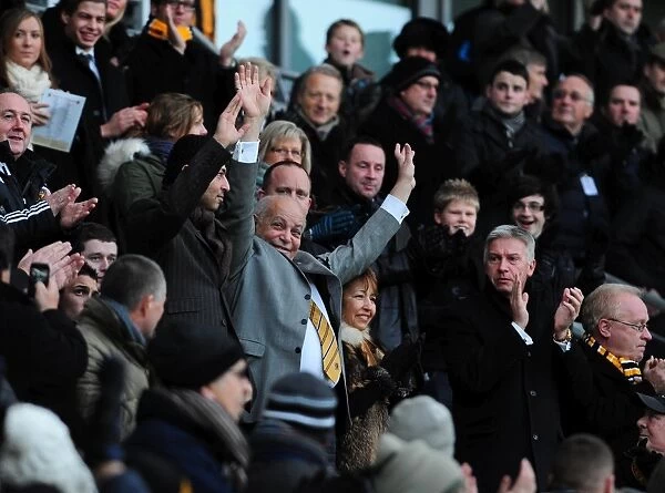 New Owners Assem and Ehab Allam Welcome Bristol City to KC Stadium, Hull City Championship Match, 18 / 12 / 2010