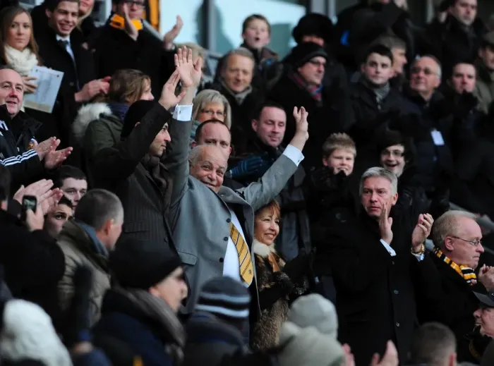 Framed Print : New Owners Assem and Ehab Allam Welcome Bristol City to KC Stadium, Hull City Championship Match, 18 / 12 / 2010 Framed Print : New Owners Assem and Ehab Allam Welcome Bristol City to KC Stadium, Hull City Championship Match, 18 / 12 / 2010