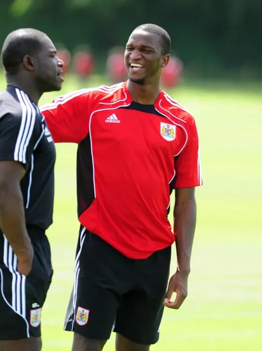 Framed Print : New Recruit Kalifa Cisse in Action: Pre-Season Training with Bristol City FC Framed Print : New Recruit Kalifa Cisse in Action: Pre-Season Training with Bristol City FC