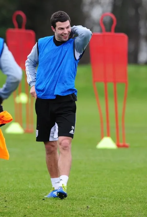 Framed Print : New Signing Richard Foster Kicks Off Training at Memorial Stadium with Bristol City Framed Print : New Signing Richard Foster Kicks Off Training at Memorial Stadium with Bristol City