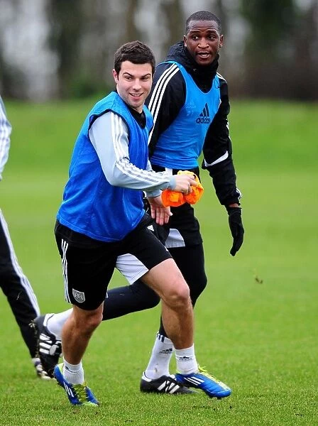 New Signing Richard Foster Trainings with Bristol City for the First Time at Memorial Stadium (January 10, 2012)