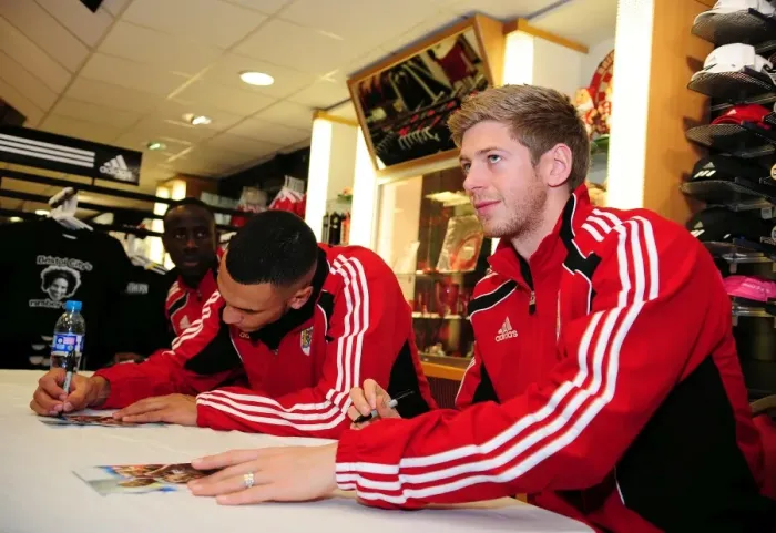Framed Print : New Signing Unveiling: Bristol City FC's Season 10-11 First Team