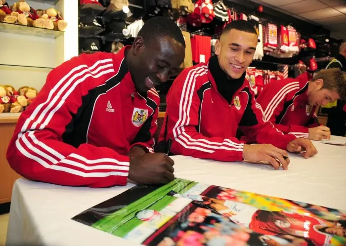 Framed Print : New Signing Unveiling: Welcoming Our Latest Player to Bristol City FC (Season 10-11) Framed Print : New Signing Unveiling: Welcoming Our Latest Player to Bristol City FC (Season 10-11)