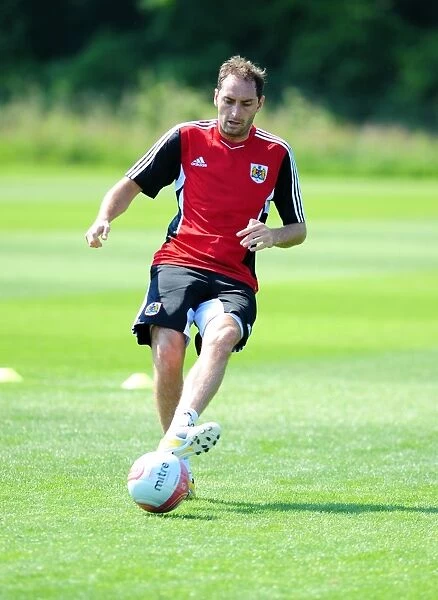 Nicky Hunt of Bristol City Football Club in Pre-season Training
