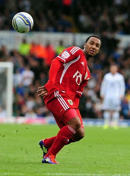 Nicky Maynard of Bristol City in Action against Leeds United, League Cup Match, September 16, 2011