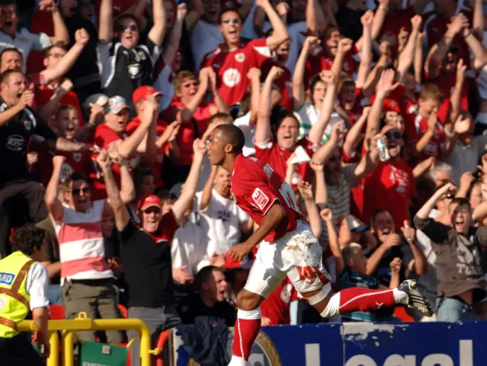 Framed Print : Nicky Maynard Celebration