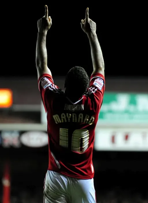 Framed Print : Nicky Maynard's Championship-Winning Goal for Bristol City vs. Southampton (Nov. 26, 2011) Framed Print : Nicky Maynard's Championship-Winning Goal for Bristol City vs. Southampton (Nov. 26, 2011)
