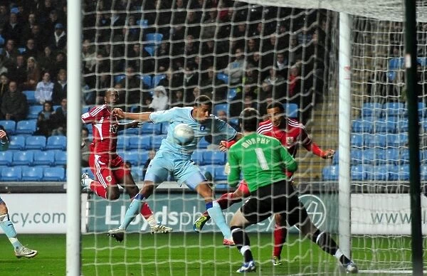 Nicky Maynard's Close Call: Coventry City vs. Bristol City, Championship Match, 26 / 12 / 2011